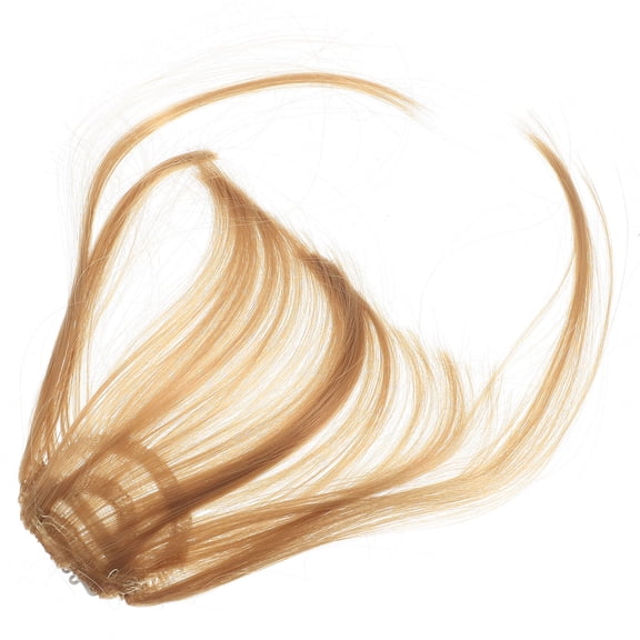 Masteelf 2 Pcs Bun Invisible Wig Baby .50X6.00X0.50CM Golden