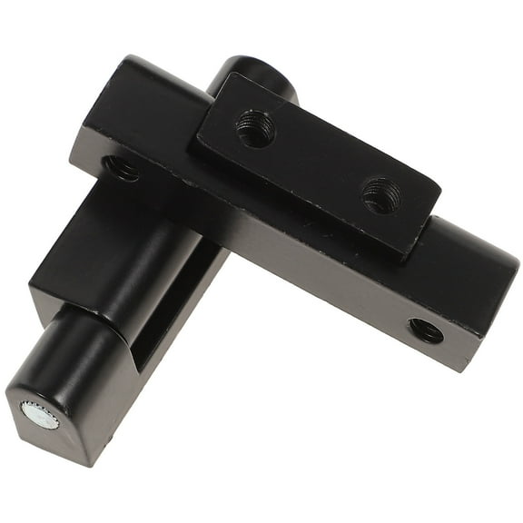 Masteelf 2 Pcs Cabinet Door Bumper Bearing Hinge Distribution Box Hinges 6.3X1.6cm Black