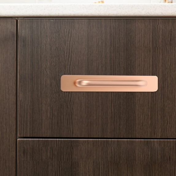 Masteelf 2-Pack Kitchen Cabinet Handles Black with Brushed Nickel Finish Drawer Pulls Hardware