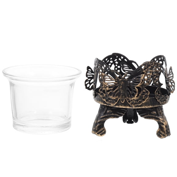 Masteelf  2 Pcs Candlestick Holder Creative Candlesticks Scented Olive Green