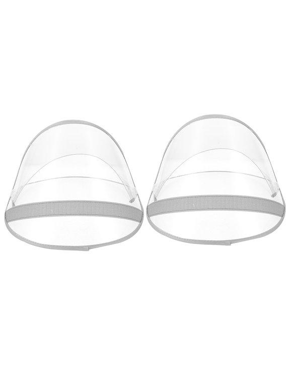 Rainproof Hat Brim Shield Transparent Plastic for Comfort and Visibility