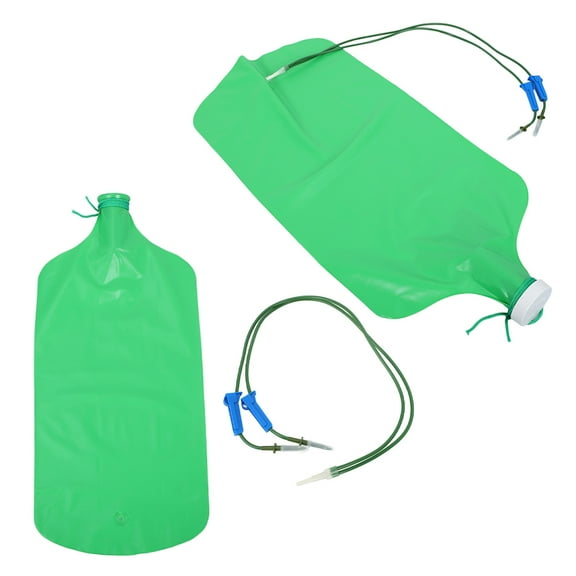 Masteelf 2 Pcs Slow Release Drip Irrigation Tree Watering Bags for Efficient Garden and Tree Care Green