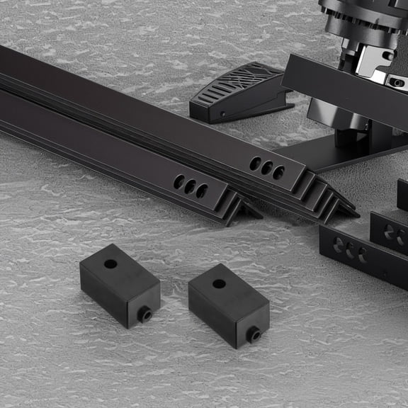 Masteelf 2 Pcs Electrical Junction Box 5.30X3.00X2.50CM Black