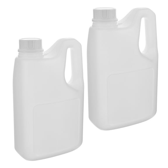 Masteelf  2 Pcs Empty Water Bottles Gallon Containers for Liquids White