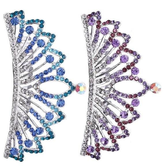 Masteelf 2 Pcs Girls Comb Wedding Headpiece for Bride Child