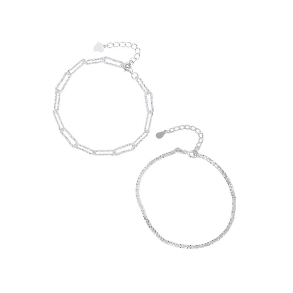 HONITANO Bracelets Copper for Women Daily Life 2Pcs 8.1X0.2in