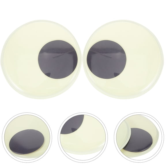 Masteelf 2 Pcs Handmade Animal Eye Accessories Stickers Eyes for Crafts Supplies