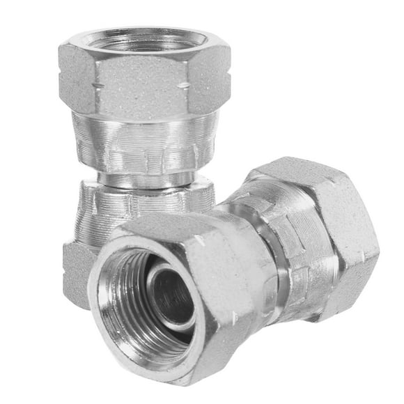 Masteelf 2 Pcs Hydraulic Female To Female Equal Swivel Joint Adapter Air Hose Connector Female To Female Equal Swivel Joint Adapter Connector