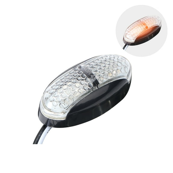 Masteelf  2 Pcs LED Sidelight Turning Indicator Lamp Fog Lights Bulb Taillight Signal Red