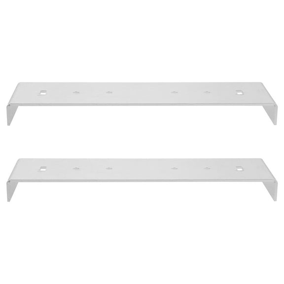 Masteelf 2 Pcs Mailbox Mounting Bracket Metal Replacement Support