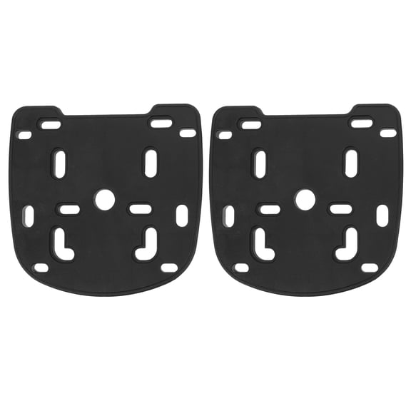 Masteelf  2 Pcs Motorcycle Luggage Rack Motorbike Cargo Bracket Black