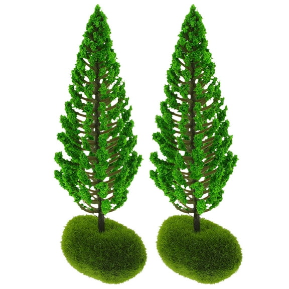 Masteelf 2 Pcs Outdoor Mini Tree Model Sand Table Decoration Baby 11.5X5X3.5CM