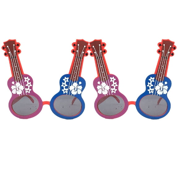 Masteelf Set of 2 Guitar-Shaped Party Glasses with Smooth , 16.5x13.5cm, Fun Drinkware for Men and Women