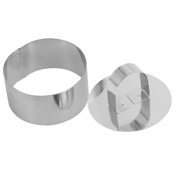 Masteelf 2 Pcs Pastry Cutter and Cookie Cutter Set for Baking Cake Pan Mold