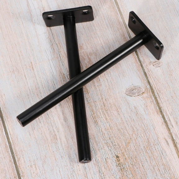 Masteelf 2 Pcs Pipe Support Brackets Concealed Shelf Shelving Braces
