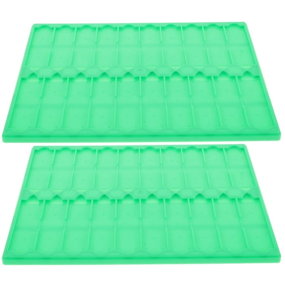 Masteelf 2-Pack Plastic Microscope Slide Holders Drying Racks and Storage Stand for Organization