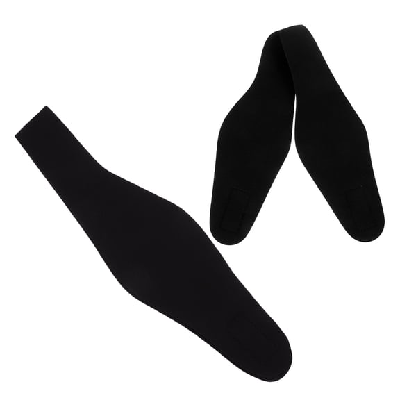 Masteelf 2 Pcs Plug Waterproof Ear Protection Headband Miss Child 52.50X8.00X0.30CM Black