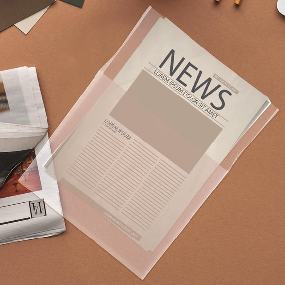 Masteelf 2 Pcs Pocket Cubicle Desk File Storage Box Lightweight Holder