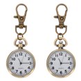 thumbnail image 1 of Masteelf  2 Pcs Pocket Watch Watches Fob Essentials Keychains Man Nurse, 1 of 8