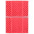 thumbnail image 1 of Masteelf  2 Pcs Portable Cushion Waterproof Mattress Protector Camping Foam Mats Travel Red, 1 of 1