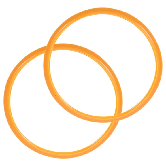 Masteelf  2 Pcs Ring for Pressure Cooker Accessories Canning Gasket Orange
