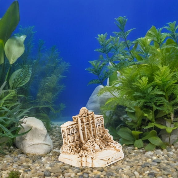 Masteelf 2 Pcs Roman Wishing Pool Model .20X5.70X5.00CM Beige