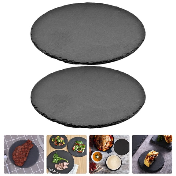 Masteelf 2 Pcs Serving Tray with Lid Divided Restaurant Plate Daily Use