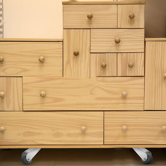 Masteelf  2 Pcs Sliding Door Cabinet Rollers Wheels for Barn Wooden Pulley