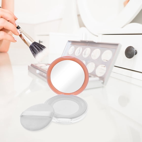 Masteelf 2 Pcs Small Powder Box Apply Powder with Ease .00X7.00X3.80CM Pink