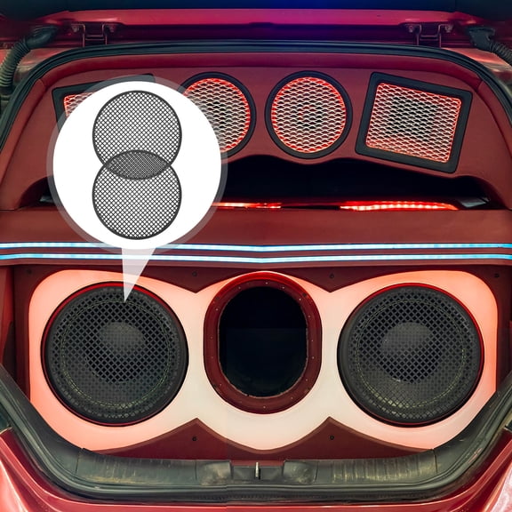 Masteelf 2 Pcs Speaker Grills Protector Grille Mesh