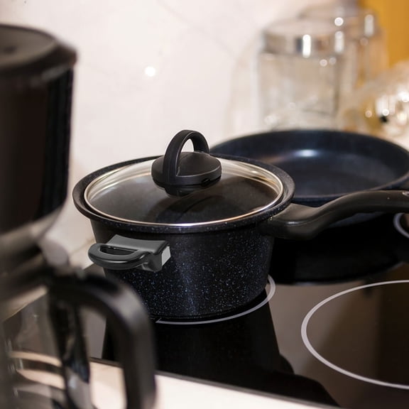 Masteelf 2 Pcs Sauce Pot Ear Handle Replacement Handles Black