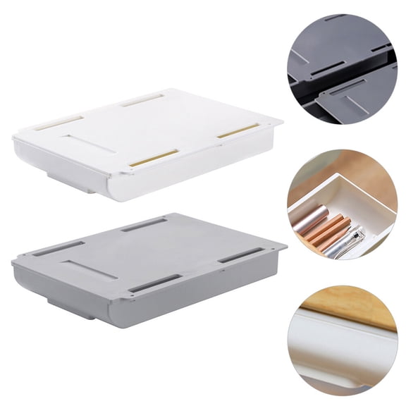 Masteelf 2 Pcs Storage Boxes for Organizing Table Wall Container