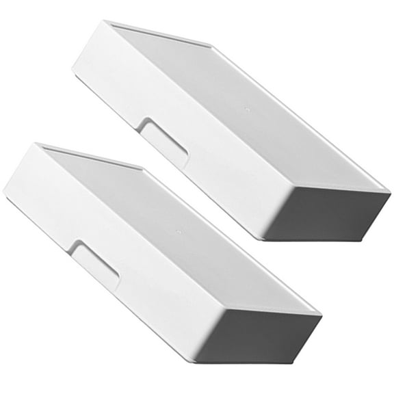 Masteelf  2 Pcs Storage Units with Drawers Boxes Transparent for Plastic