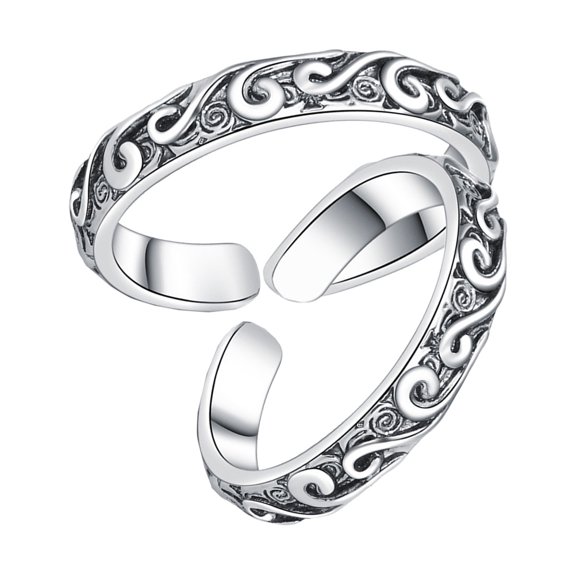 Masteelf 2 Pcs Toe Rings for Women Retro Men's and Women's Wedding Things