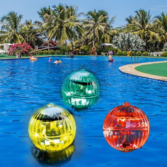 Masteelf  2 Pcs Waterproof Pool Lights Floating Swiming Accessories for Pools Decoration