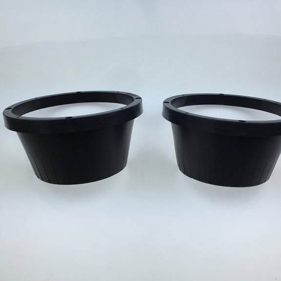 Masteelf  2 Pcs Waterproof Vehicles Audio Replacement Pad Large Black