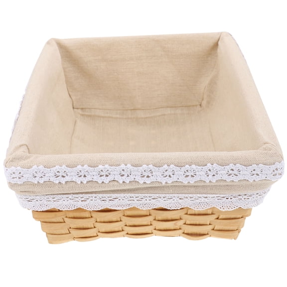 Masteelf  2 Pcs Wicker Storage Basket Multipurpose Container