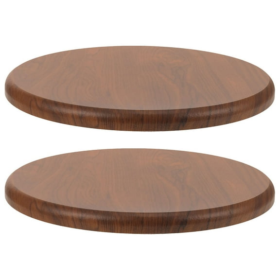 SWETRACE 2Pcs Solid Wood Stool Seat Replacement with Comfortable Cushion Brown for Home and Bar Use