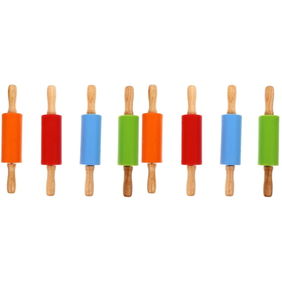 Masteelf  2 Pieces Baking Rolling Pin Mats Easy to Clean Child