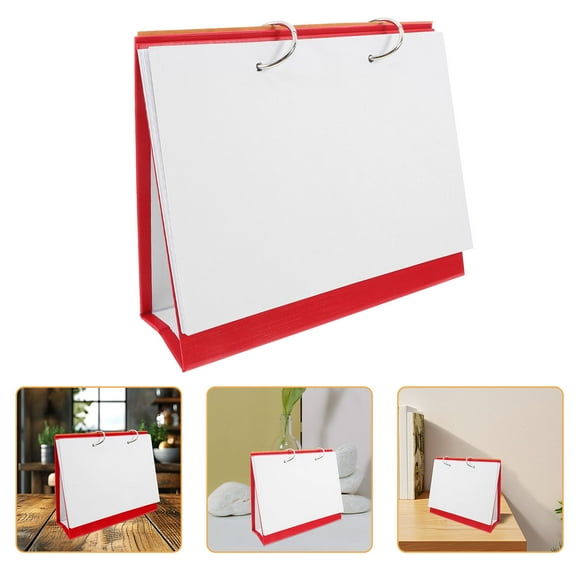 Masteelf 2 Ring Binder Blank Calendar Album Scrapbook Diy Hand Painted Agenda Notepad Spiral Book