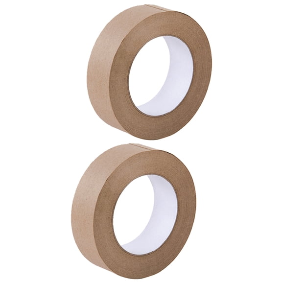 Masteelf  2 Roll Use Waterproof Kraft Paper Tape Solvent Resistant Adhesive