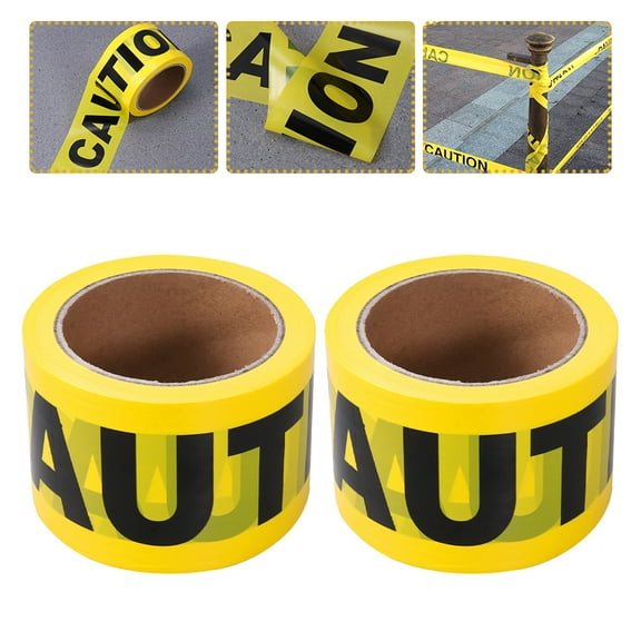 Masteelf 2 Rolls Caution Reflective Warning Tape 10.20X10.20X7.50CM