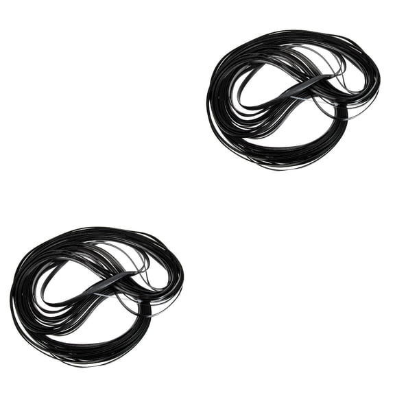 Masteelf 2 Rolls of Plastic Rattan Weaving Material Diy Rattan Chair Repair Material