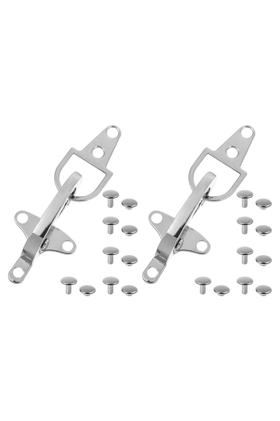 2Set Durable Metal Clip Closure Buckle for Coat Coat Jackets and Belt Decoration