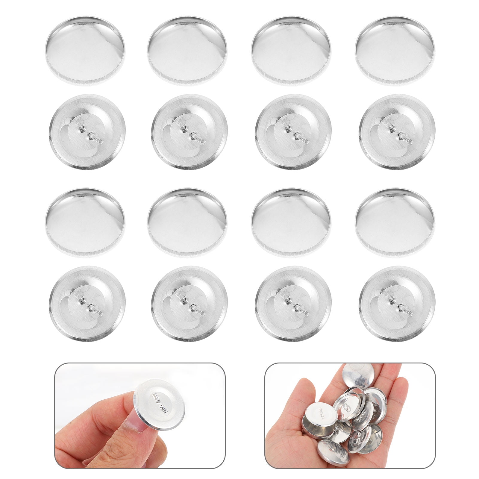 Masteelf 2 Sets DIY Button Kits Cloth Buckle DIY Buttons Fabric Buttons ...