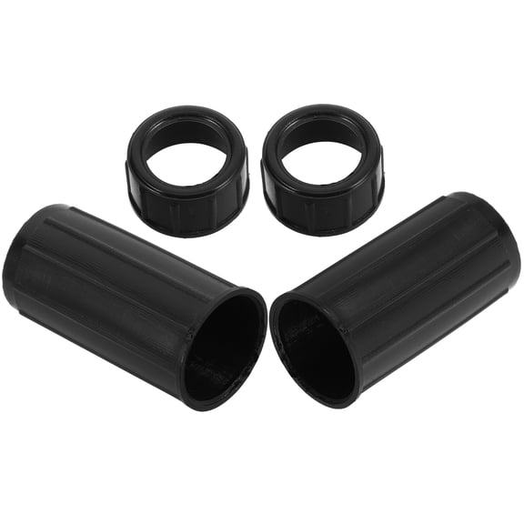 Masteelf 2 Sets Flute Protective Cover 6.50X2.00X2.00CM Black
