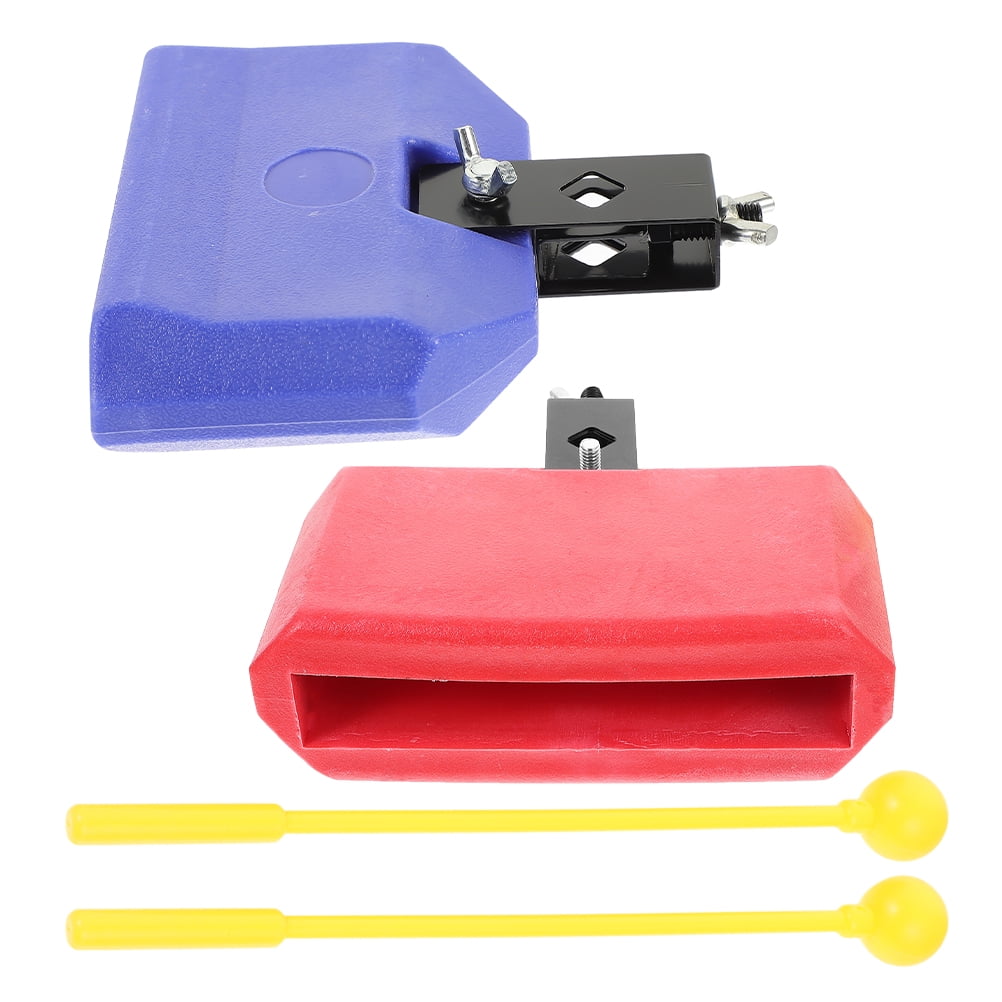 HONITANO 2Sets Precision Drum Mounting Bracket with Jam Block and Drumstick Practice Tip