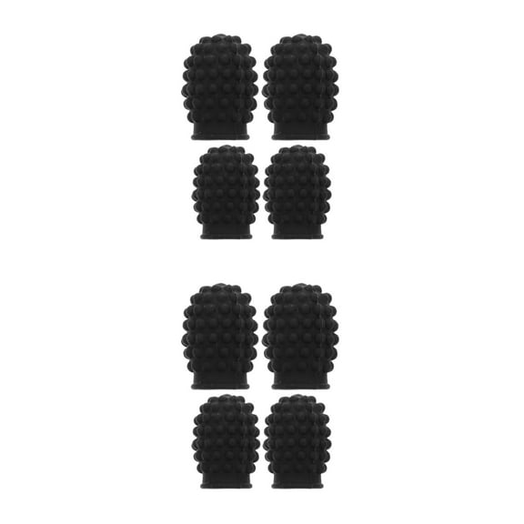 Masteelf 2 Sets Mute Drum Stick Protective Covers Drum Set Drumstick Supplies