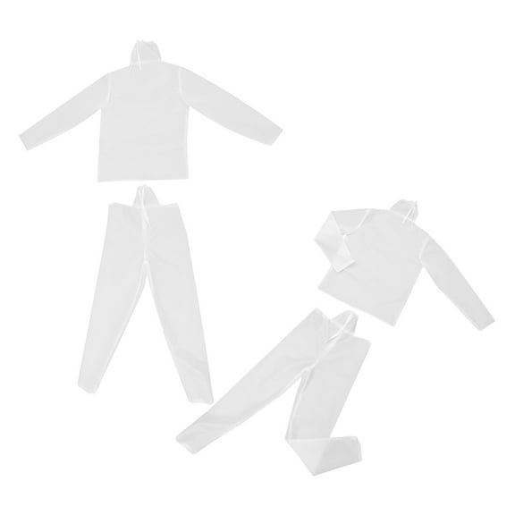 Masteelf 2 Sets Portable Dryer for Clothes Clothing Storage Bags White