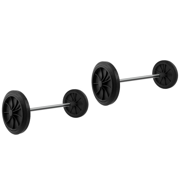Masteelf 2 Sets Trash Can Wheels and Hollow Shaft Garbage Can Accessories